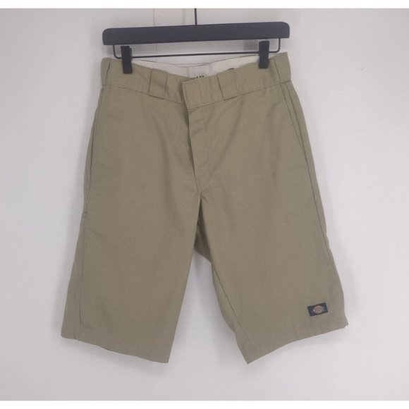 Dickies Relaxed Fit Utility Pocket Skate Work Tan Brown Khaki Shorts Mens W 30 - Picture 1 of 8